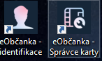 ukážka zástupcov programov eObčanka – identifikácia a správca karty - Kvalifikovaný elektronický podpis