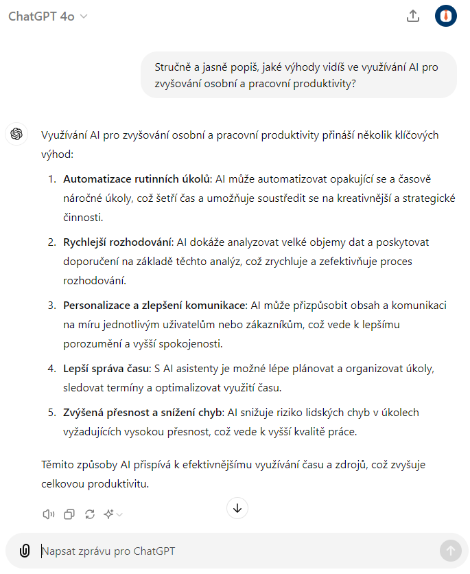 Ukážka promptu - Základy umelej inteligencie - Základy umelej inteligencie