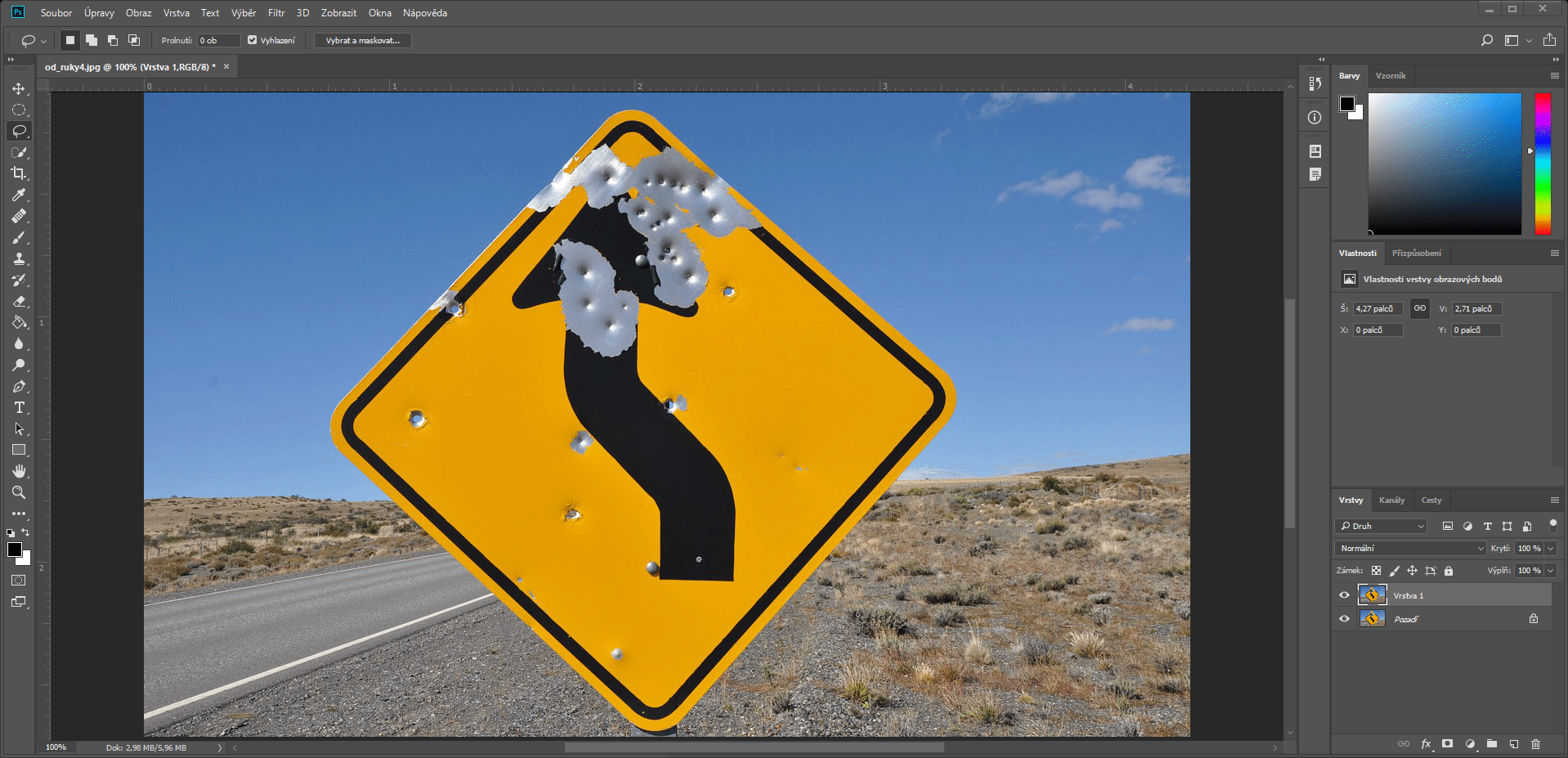 Magnetické laso v Adobe Photoshop - Základy Adobe Photoshop
