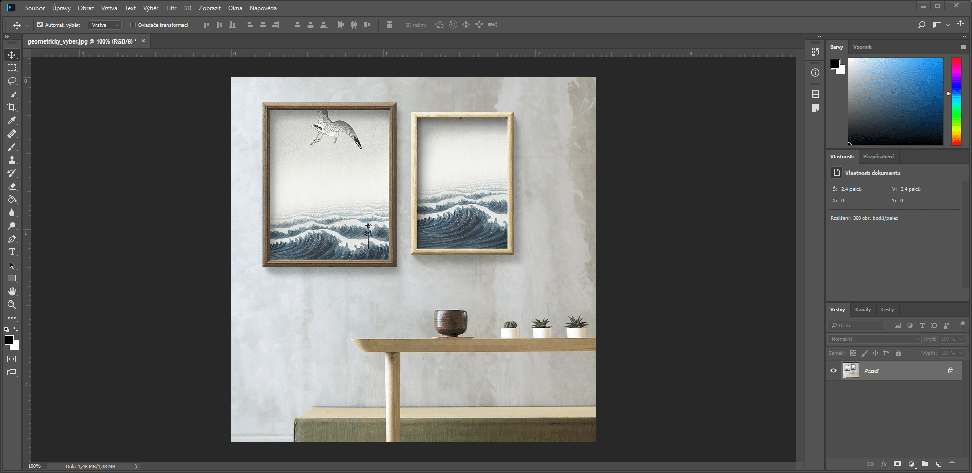 Obdĺžnikový výber v Adobe Photoshop - Základy Adobe Photoshop