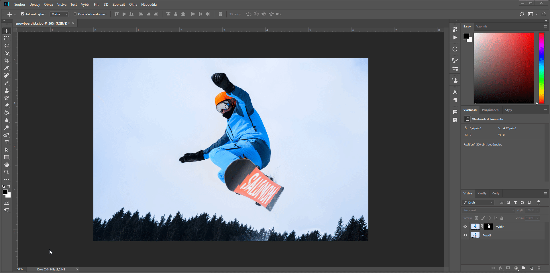 Postup pre rozostrenie pozadia okolo postavy v Adobe Photoshop - Základy Adobe Photoshop