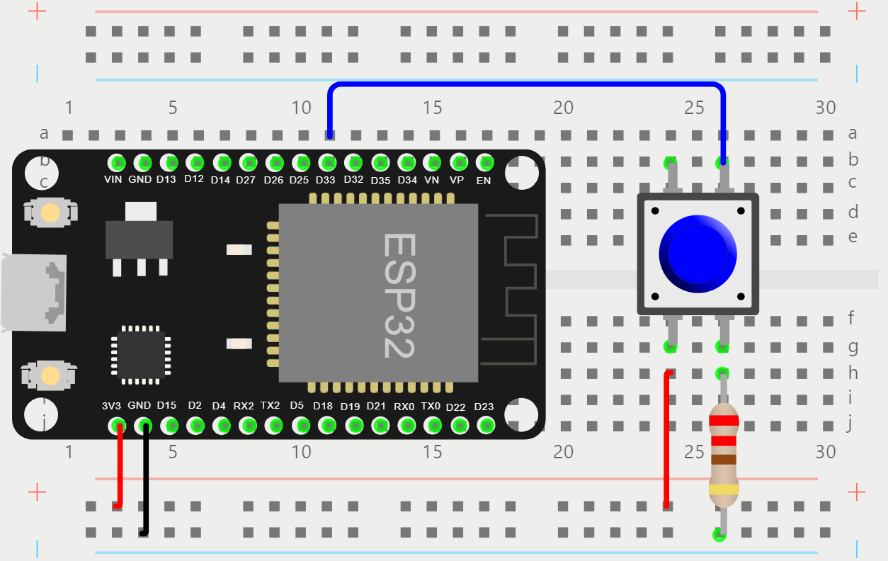 Schéma - Internet vecí s ESP32 - Internet vecí s ESP32