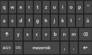 klávesnica wp 8.1 - Recenzie hier a aplikácií