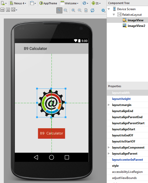Welcome screen - Programovanie Android aplikácií v Jave