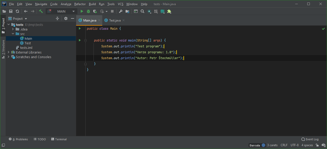 Tip č. 3 – Multikurzory - IntelliJ IDEA / NetBeans / Eclipse - Pokročilá práce