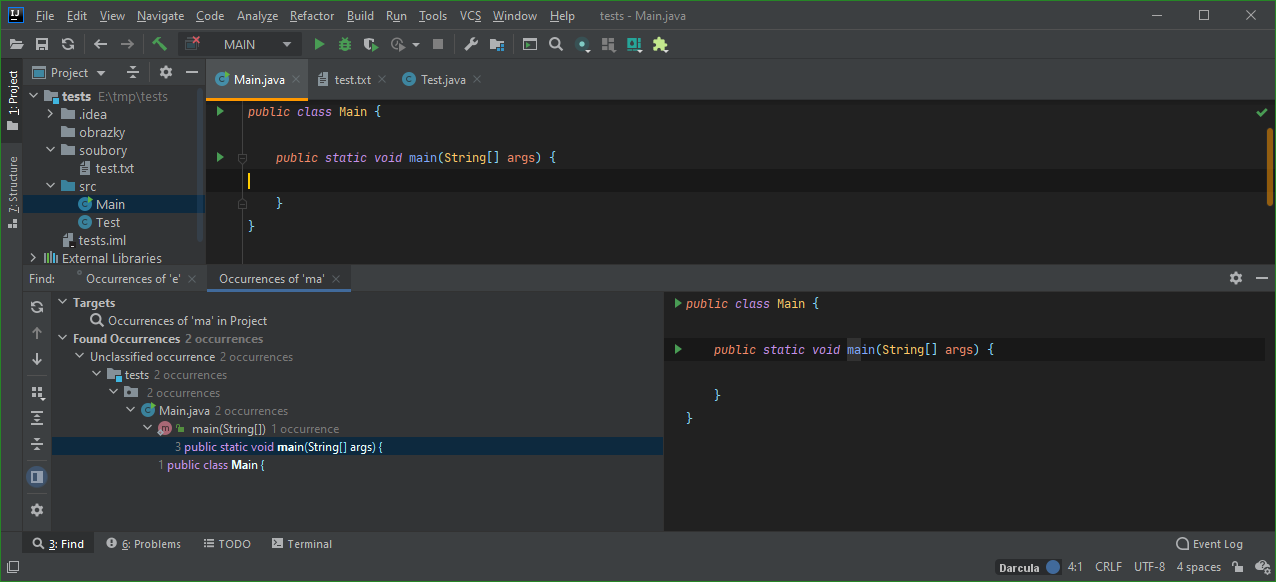 Tip č. 10 – Pripnutie výsledkov vyhľadávania - IntelliJ IDEA / NetBeans / Eclipse - Pokročilá práce