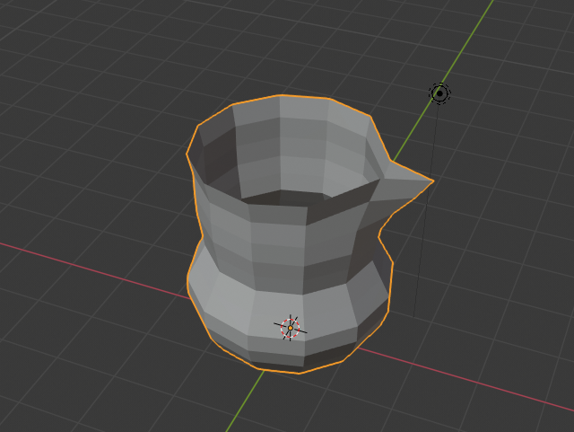 Dotvarovanie hrdla džbánu - Základy Blenderu