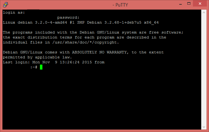 Konzola Debian na VPS - Administrácia VPS serverov
