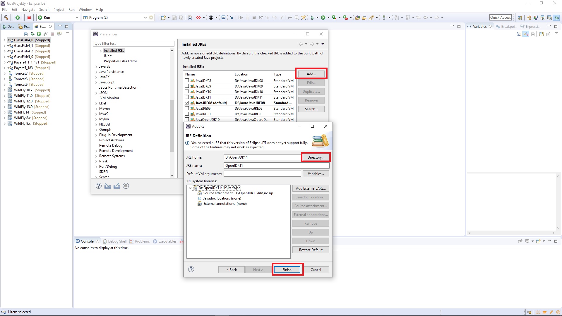 Pridanie OpenJDK do Eclipse - Java - Pre pokročilých