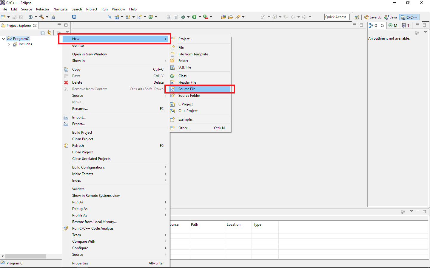 Vytvorenie zdrojového súboru C - JNI - Java Native Interface