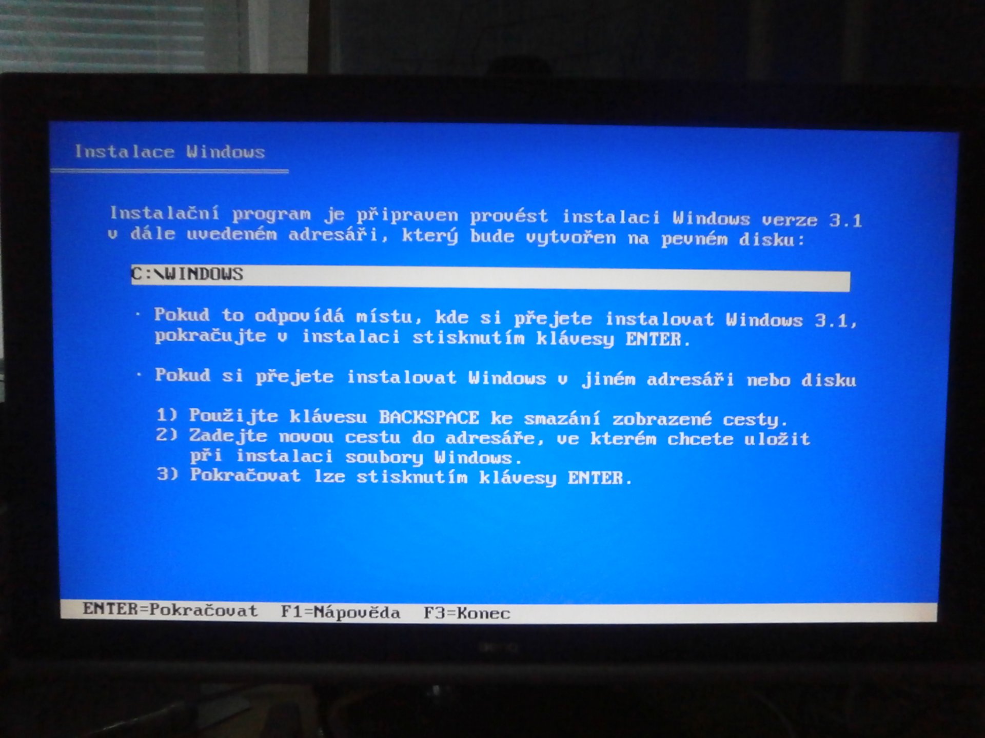 Inštalácia Windows 3.11 - História Windows