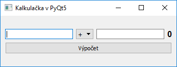 Formulárová kalkulačka v Pythone a PyQt - Okenné aplikácie v Pythone