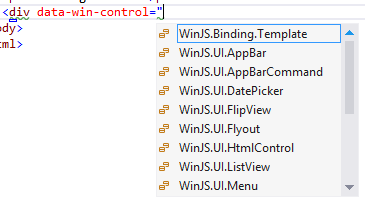 data-win-control vo Windows 8 aplikáciách - Tvorba Windows 8 store aplikácií v JavaScripte