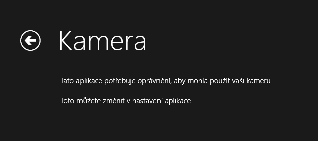 WinJS – Chyba aplikáciu, keď nemá príslušné oprávnenie. - Tvorba Windows 8 store aplikácií v JavaScripte