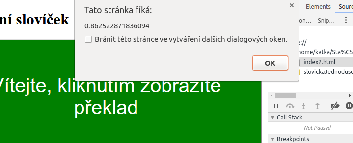 Náhodné čísla v JavaScripte - Objektovo orientované programovanie v JavaScriptu