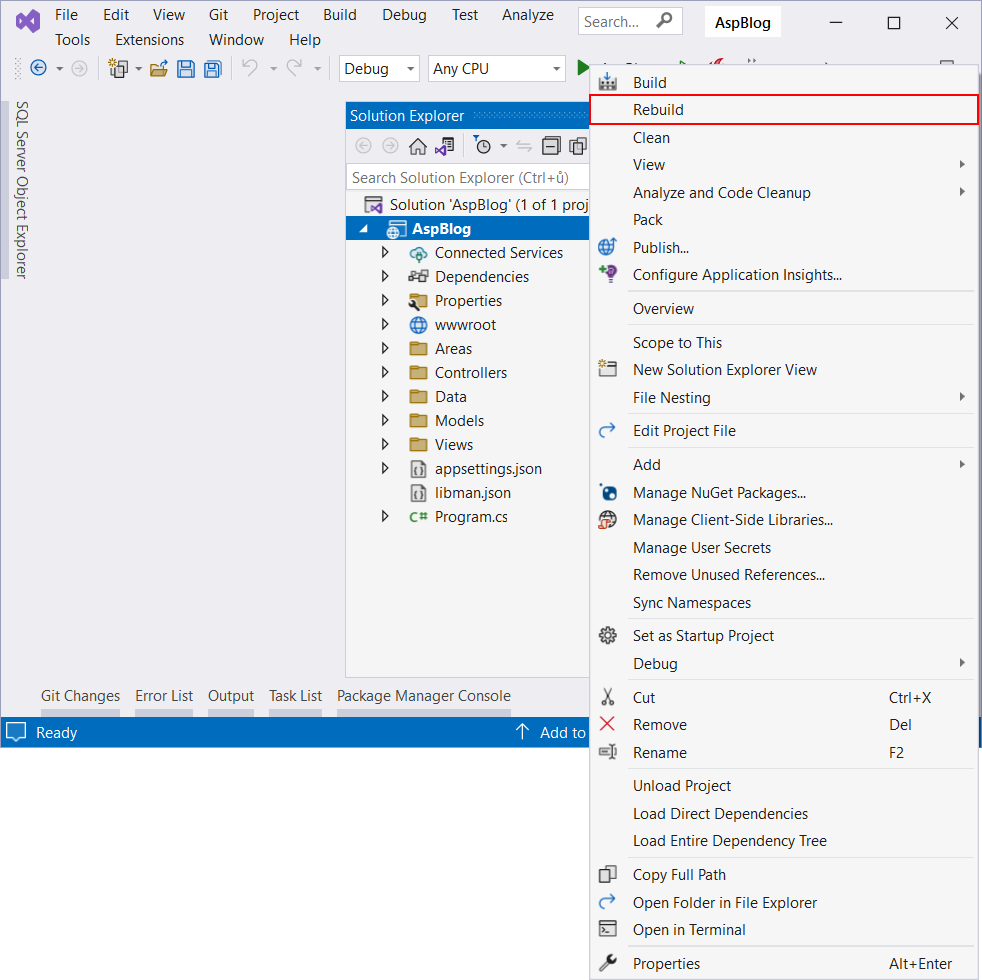 Rebuild projektu v ASP.NET Core MVC - Základy ASP.NET Core MVC - Základy ASP.NET Core MVC