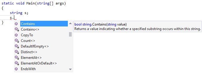 Metódy na textovom reťazci string vo Visual Studio - Základná konštrukcia jazyka C# .NET