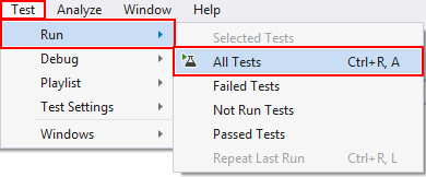 Spustenie unit testov vo Visual Studio - Testovanie v C # .NET