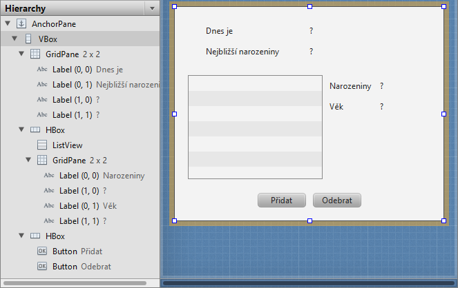 Tvorba formulára JavaFX aplikácie - Okenné aplikácie v Java FX