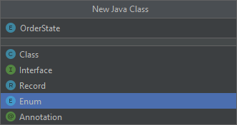 Pridanie Java Enum v IntelliJ - Objektovo orientované programovanie v Jave