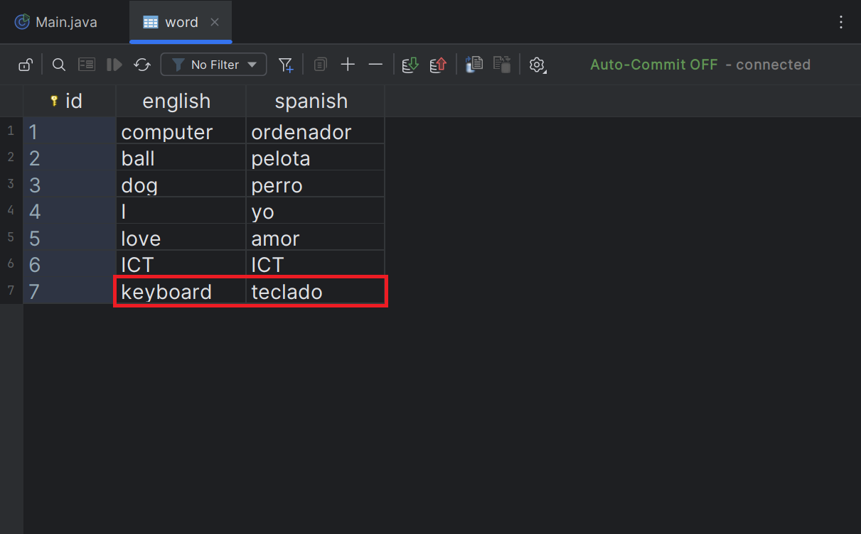 Výpis MySQL tabuľky v IntelliJ - Databázy v Jave - JDBC