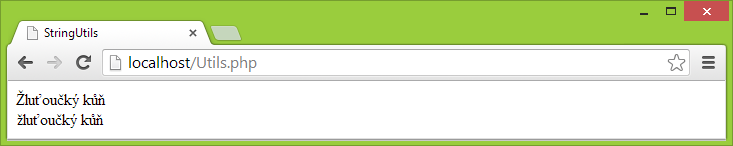 PHP knižnica StringUtils – Capitalize a Uncapitalize - Knižnice pre PHP