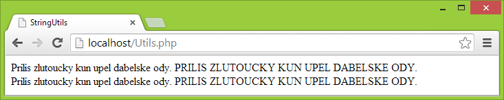 PHP knižnica StringUtils – Odstránenie diakritiky - Knižnice pre PHP