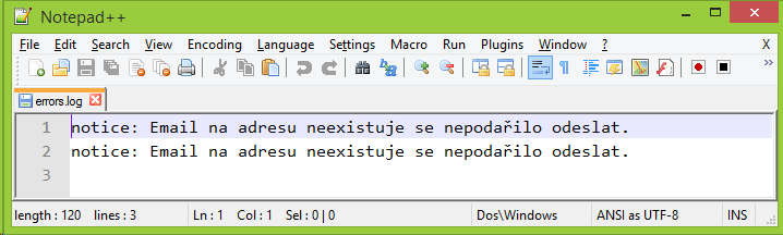 Logovanie podľa špecifikácie PSR-3 v PHP - Štandardy jazyka PHP