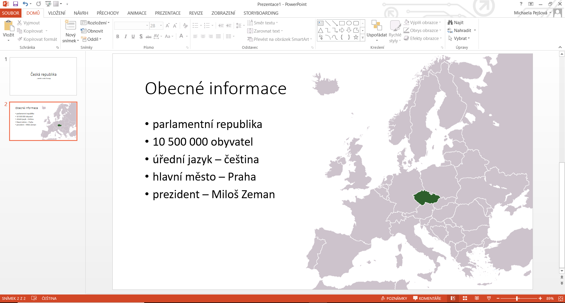 Vloženie obrázku a textu v Microsoft PowerPoint - Základy Microsoft PowerPoint