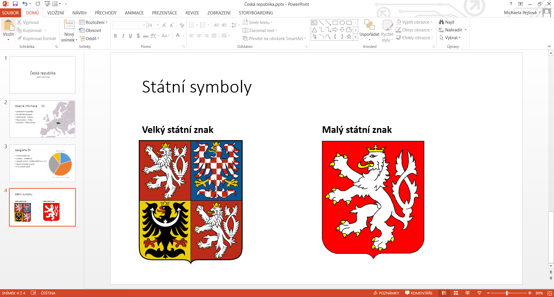 Snímka porovnaní v Microsoft PowerPoint - Základy Microsoft PowerPoint