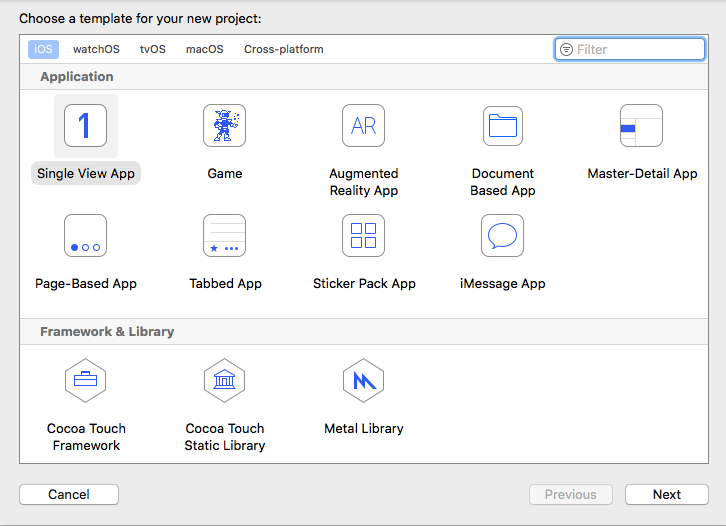 Nový Single View App Xcode projekt - Vyvíjame iOS aplikácia vo Swift