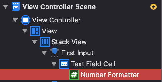 Vybrania Number Formatter v Xcode - Vyvíjame MacOS aplikácie vo Swift