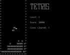 Tetris v konzolu v C # .NET