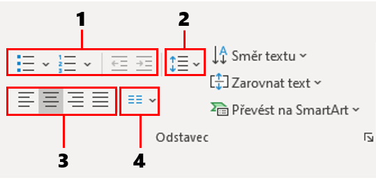 Sada nástrojov Bod - Základy Microsoft PowerPoint