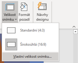 Nastavenie veľkosti snímky - Základy Microsoft PowerPoint