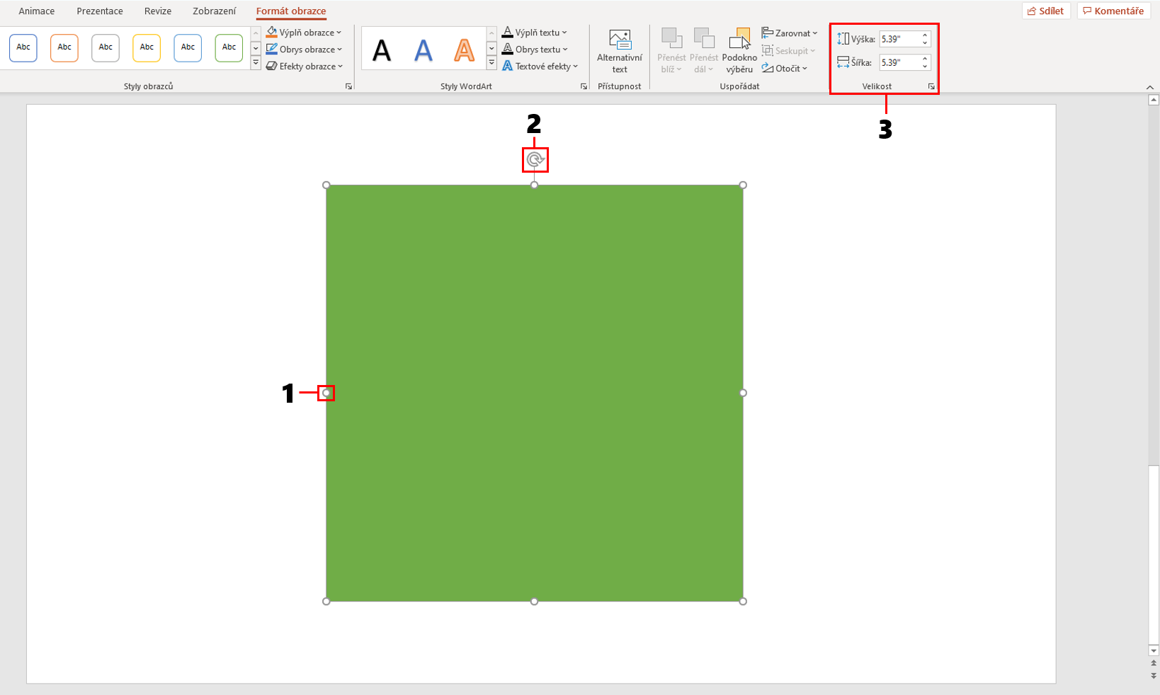 Zhrnutie zmeny veľkosti - Základy Microsoft PowerPoint