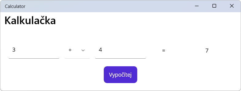 Kalkulačka na Windows - .NET MAUI - Multiplatformné aplikácie v C# .NET - .NET MAUI - Multiplatformné aplikácie v C# .NET