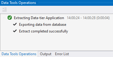 Data Tools Operations - MS-SQL databázy krok za krokom