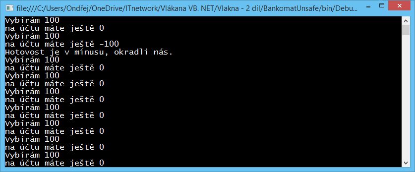 Threadsafety v VB.NET - Paralelné programovanie a viacvláknové aplikácie v VB.NET