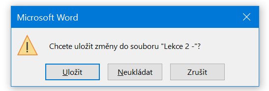 Základy Microsoft Word