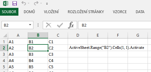 VBA pre Excel