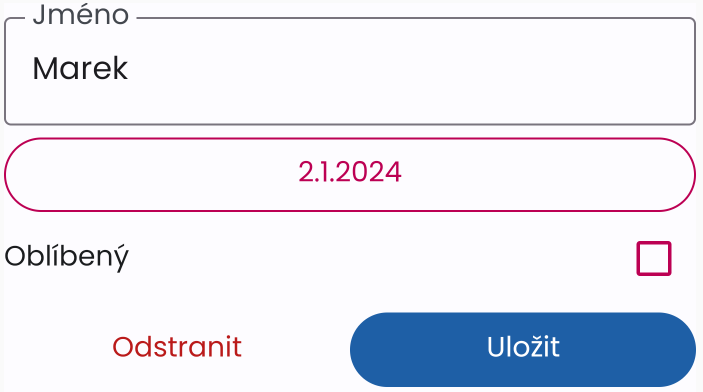 Výsledný vzhľad komponentu - Tvorba UI v Jetpack Compose - Tvorba UI v Jetpack Compose