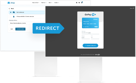 GoPay redirect brána - Php e-commerce